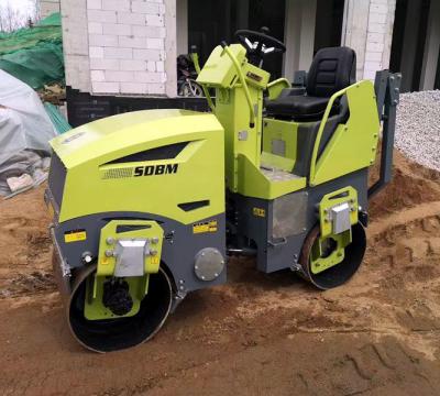 奔馬小型壓路機(jī)土方壓實(shí)、溝槽回填施工案例